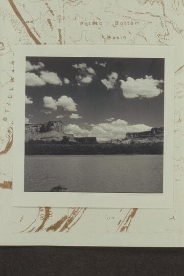 Upheaval Canyon.  Upheaval Dome at right distance