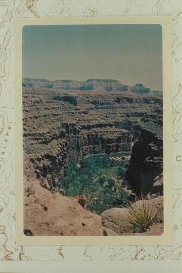 Mt. Burro from between Horse Trail Canyon and Hualpai Canyon