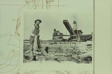 Bennett Amalgamator, Mile 99-100 left bank. In operation in 1896