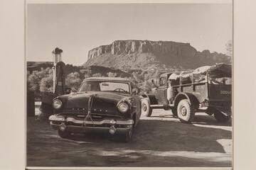 Masland's Lincoln and Belknap's Power Wagon at Hite