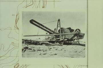 Bennett Amalgamator, Mile 99-100 left bank. In operation in 1896