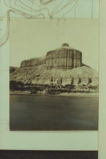 Butte at Mile 99 on the Green River; The Anvil, The Ink Bottle or Dellenbaugh Butte