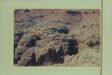 Caves and tunnels- left rim of Beaver Canyon