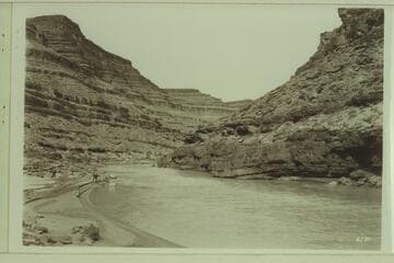 Nevills run from Sand Island to Mexican Hat.  Upstream at head of gorge
