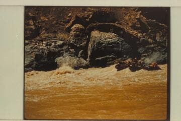 Georgie White's smaller inflated units in Vulcan Rapid. There is little evidence of control