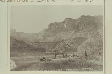 Camp No. 4, Green River.  Brown-Stanton party