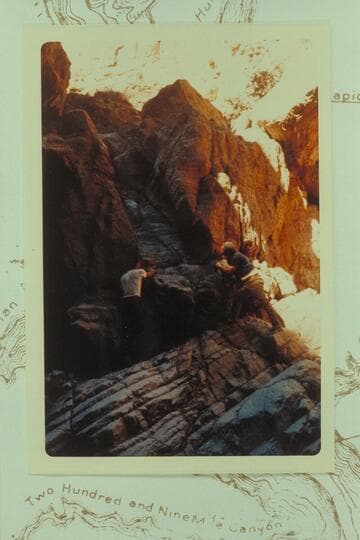 Spring Canyon at the point where they turned back