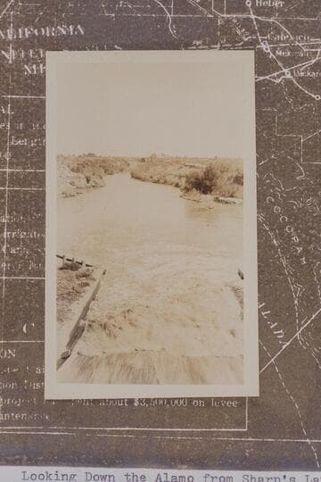 Looking down the Alamo from Sharp's Landing
