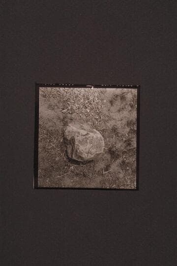 Reference stone for Powell Base Line. Kanab