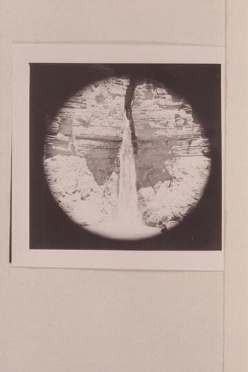 Deer Creek Falls.  Preliminary gauge at Bright Angel Creek:  107,000 cfs