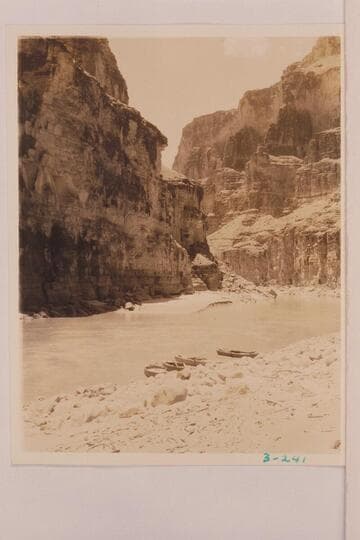 Downriver from mouth of 164 Mile Canyon