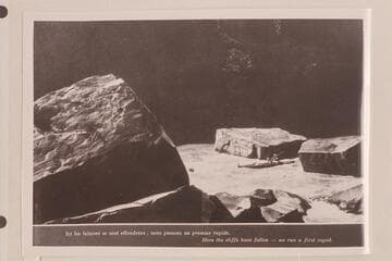 One of the kayaks of the French Trio in Ashley Falls, Red Canyon. The water is very low