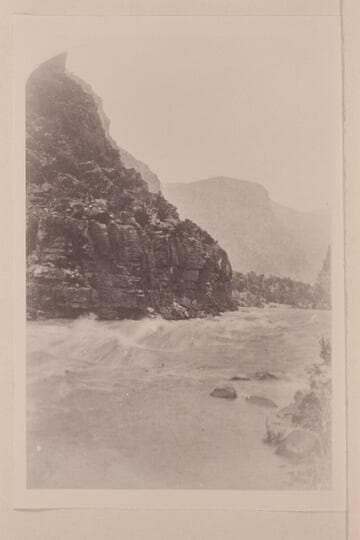 "Views on the Green River", Canyon of Ladore Series-  Disaster Falls