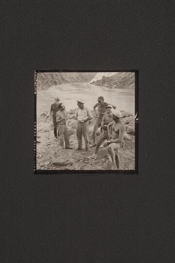 Crew at plaque at Separation Canyon.  Sanderson; Harris; Riffey; Couffer; Marston; Nichols