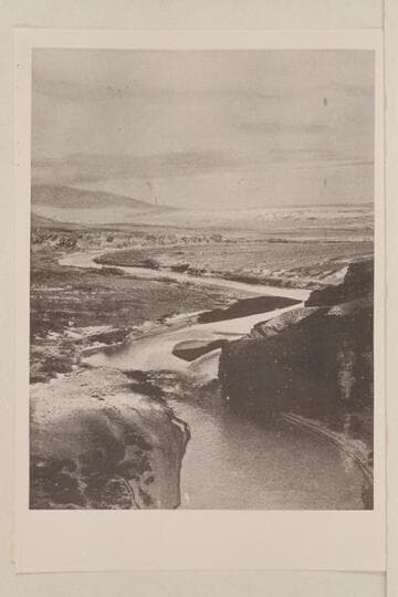 Reservoir Site where 26,000,000 acre feet of water will be stored behind Hoover Dam