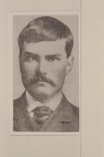 Bertie Graves. Owner of trunk found at Music Temple. His sister, Mrs. Cora C. Graves Ross, 289 Burton Court, Pasadena 5; Bertie was her youngest brother