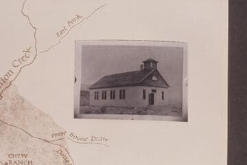 Lodore Hall in Brown's Park, Colorado. Built in 1911 by Jack Evers