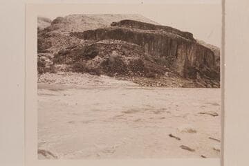 Basalt remnant at Spring Canyon Rapid
