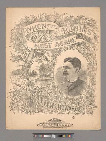 When the robins nest again : waltz song / words and music by Frank Howard