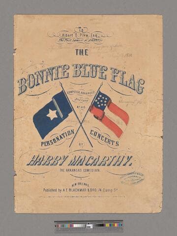 The Bonnie Blue flag / Harry Macarthy