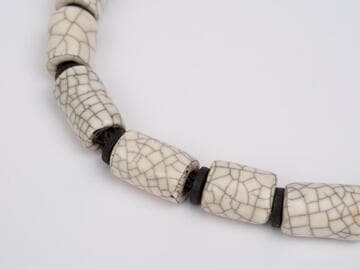 White Beaded Necklace