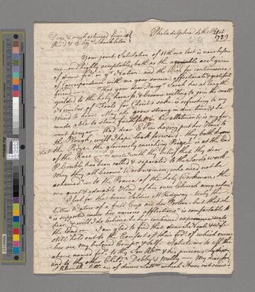 Jones, Rebecca. Letter to Richard Shackleton