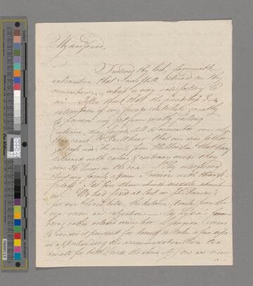 Shackleton, Abraham. Letter to Joseph and Elizabeth (Pim) Pike