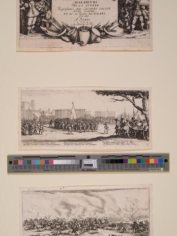 Plate 2: The Recruitment of Troops, from "The Large Miseries of War" (Les misères et les malheurs de la guerre)