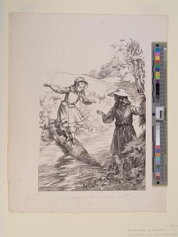 Illustration to Susan Warner's "The Wide, Wide World"