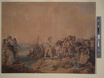 Landing from the Calais Packet