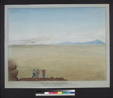 First Sight of the Rocky Mountains