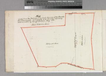 Rancho San Francisquito : S63 - oilskin variant of preceding map