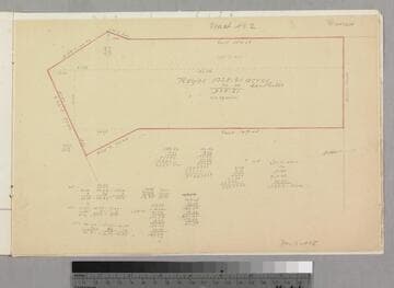 Rancho San Pedro : S73 (partition of 1884-1885, report of referees) - Reyes Domínguez parcels