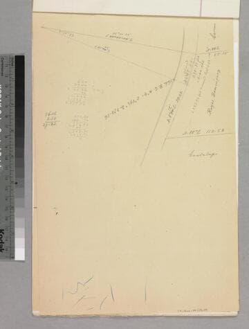 Rancho San Pedro : S73 (partition of 1884-1885, report of referees) - sketch map