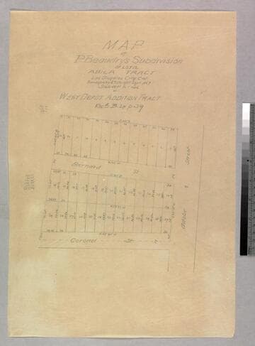 P. Beaudry's Subdivision of Lot 12 Abila Tract