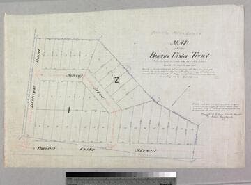 Map of the Buena Vista Tract