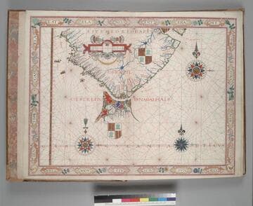 Portolan atlas, Portuguese : [cartographic material] : [manuscript]