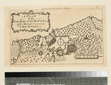 A plan of the late siege of the Havana : and Moor's Castle, & their Environs