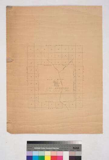Los Angeles City boundary line