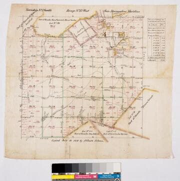 Parcel map Township 1 South Range 12 West San Bernardino Meridian