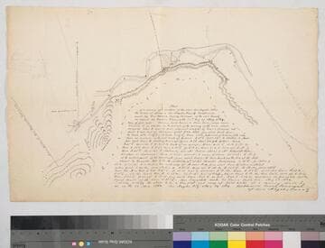 Ranchos Providencia Y Cahuenga ; plat of a survey of a portion of the river Los Angeles below the house of Syrus or Lyons