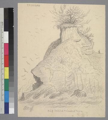 Cliff behind Trinidad Town