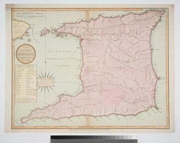Plan of the Isle of Trinidad : from actual surveys made in the year 1797