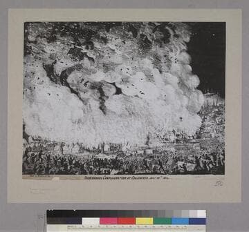 Tremendous Conflagration of Columbia, July 10th 1854