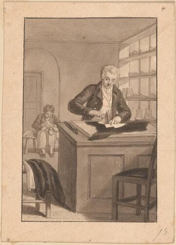 Shoemaker, for "The Book of Trades"