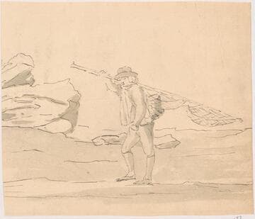 Man with Fishing Net