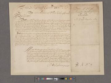 Hay, William, 4th Earl of Kinnoulle. Petition to the King's most Excellent Majesty [Charles II]