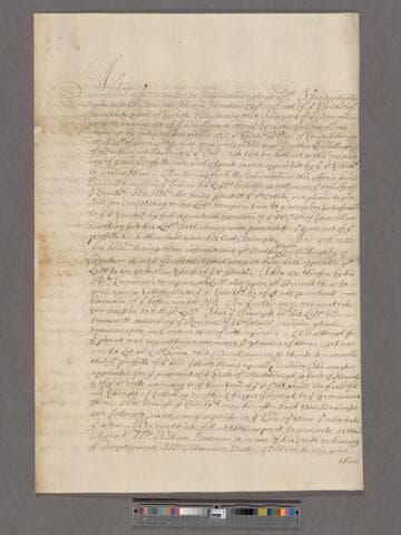 Great Britain. Privy Council. To William Willoughby, 6th Baron Willoughby of Parham