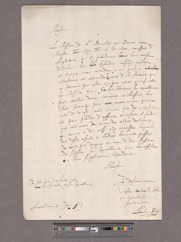 Buys, Paulus. Letter to William Blathwayt