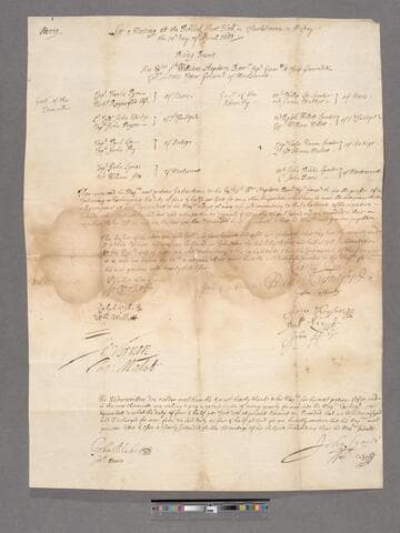 Leeward Islands. General Assembly. Answer to His Majesty [Charles II] on his proffer to commute or exchange the duty of 4 1/2 per cent